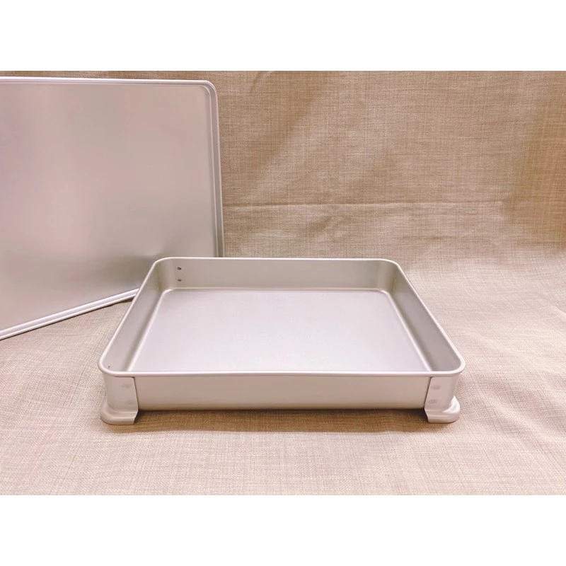 日本鋁製可疊水餃盒/生魚片盒