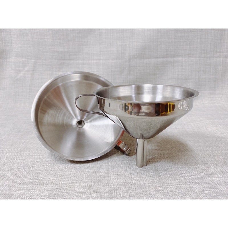 304不鏽鋼漏斗附隔渣網