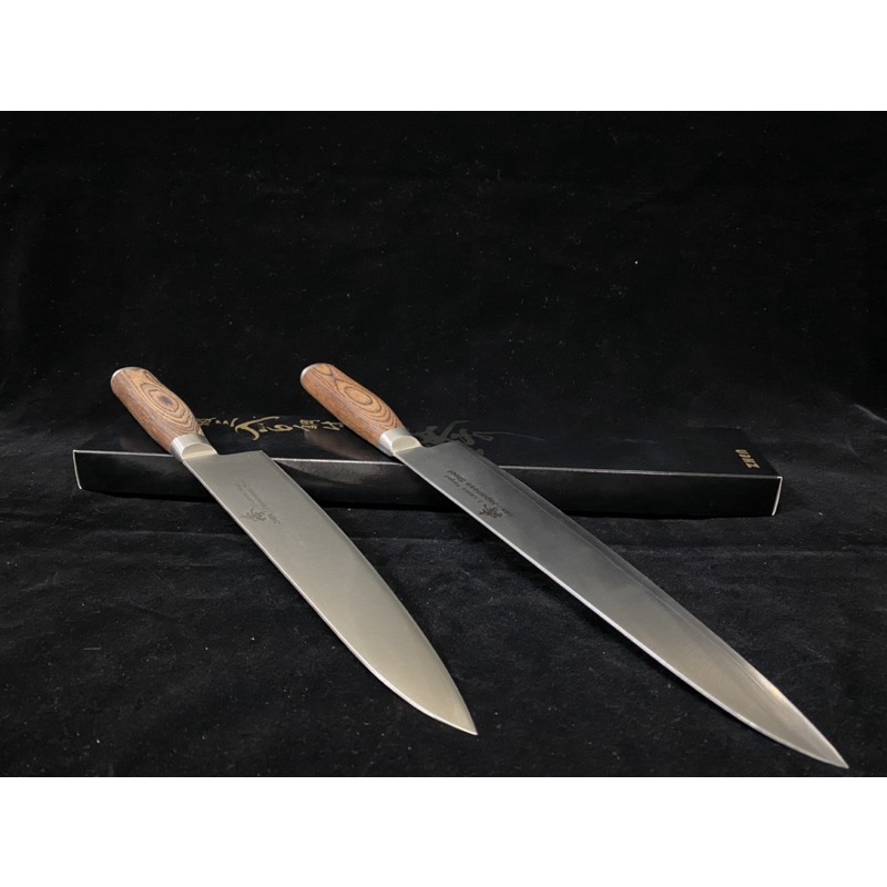 臻核桃木三合鋼主廚料理刀