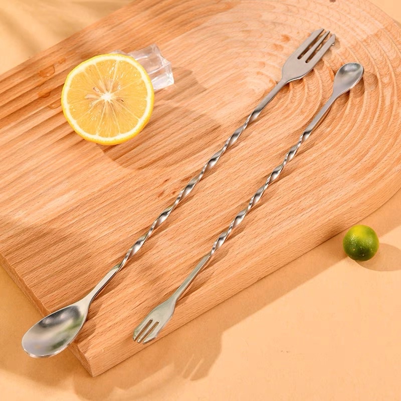 不銹鋼調酒棒 調棒 攪拌棒 冷飲 調酒棒 調酒器具 吧台用具 不銹鋼調棒