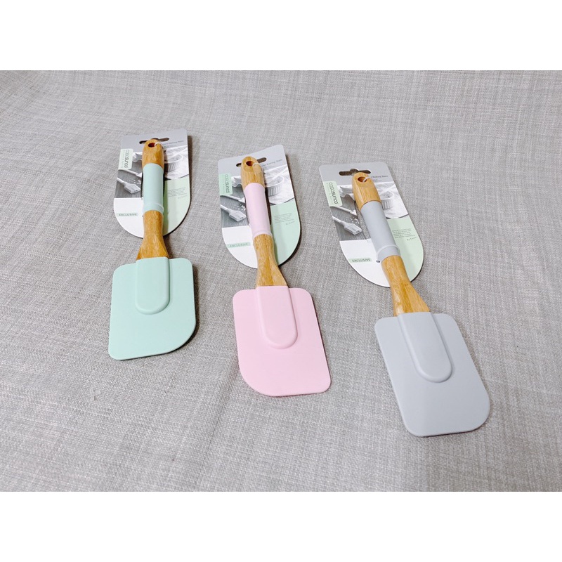 竹柄矽膠 矽膠 天然竹 刮刀 耐熱刮刀 矽膠刮刀